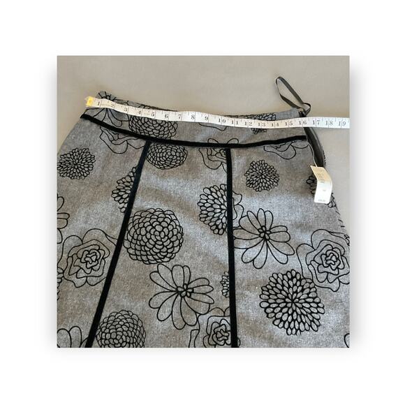 East 5th Wool‎ Floral Print Skirt Women's 10 - Picture 9 of 9